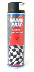 Lakier spray Grand Prix 500ml czarny połysk