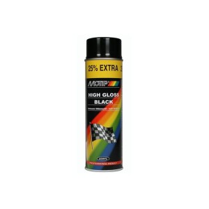 Lakier-spray Motip 0,5L czarny połysk