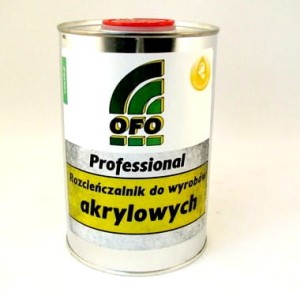 Rozpuszczalnik AKRYLOWY  OFO 1 l