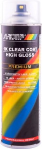Lakier bezbarwny 1K Motip wysoki połysk 500ml