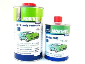 Lakier bezbarwny Mobihel Speedy 1l kpl.