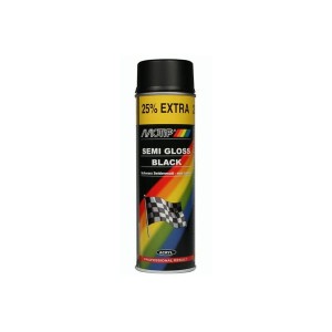 Lakier-spray Motip 0,5L czarny półmat