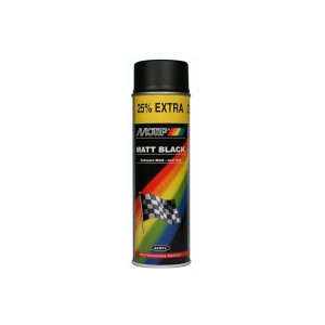 Lakier-spray Motip 0,5L czarny mat